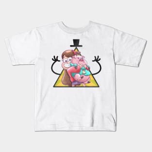 Mabel Pines & Waddles Vintage Look Kids T-Shirt